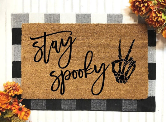 Stay Spooky Doormat Halloween Doormat 0924