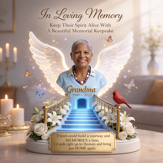 Memorial Gift - Personalized Memorial Custom Shaped Acrylic Plaque