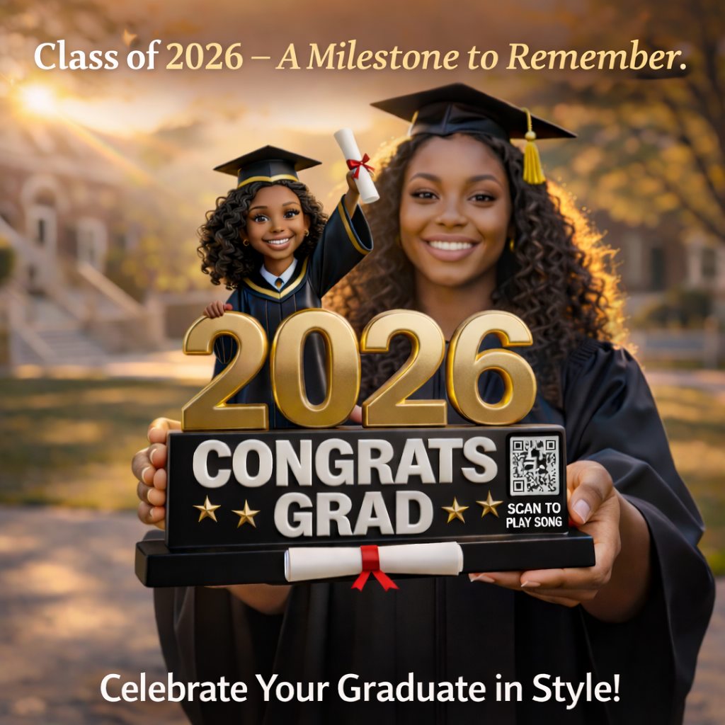 Personalize Song & Image, Graduation Gift - Personalized Graduation Custom Shaped Acrylic Plaque