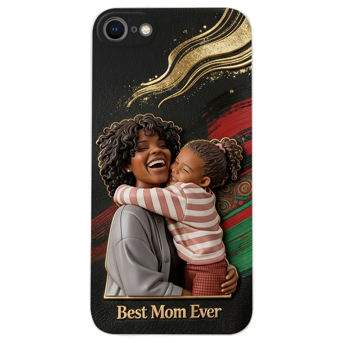 Black Pride, Black History Month - Personalized African American Leather Phone Case