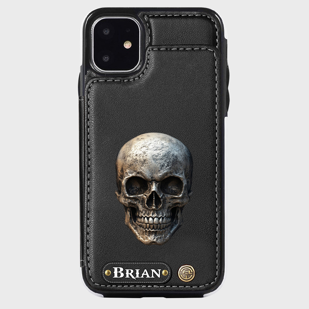 You & Me We Got This - Personalized Skull Wallet Phone Case