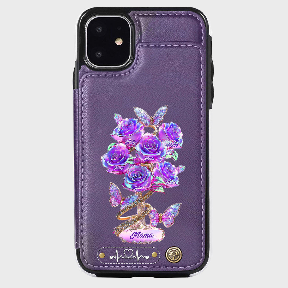 Best Mom Ever - Personalized Mother Wallet Phone Case