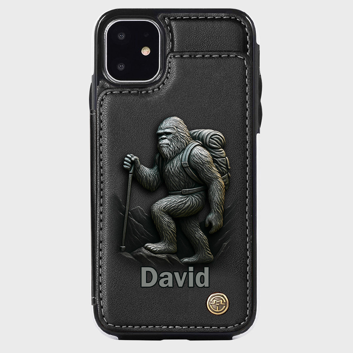 Sasquatch - Personalized Hiking Wallet Phone Case