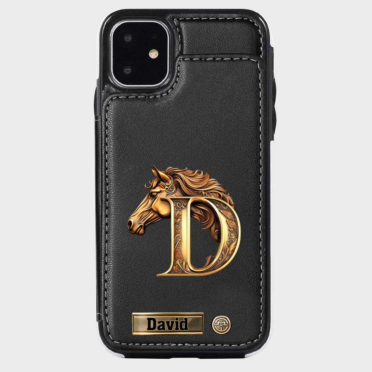 Love Horse - Personalized Horse Wallet Phone Case