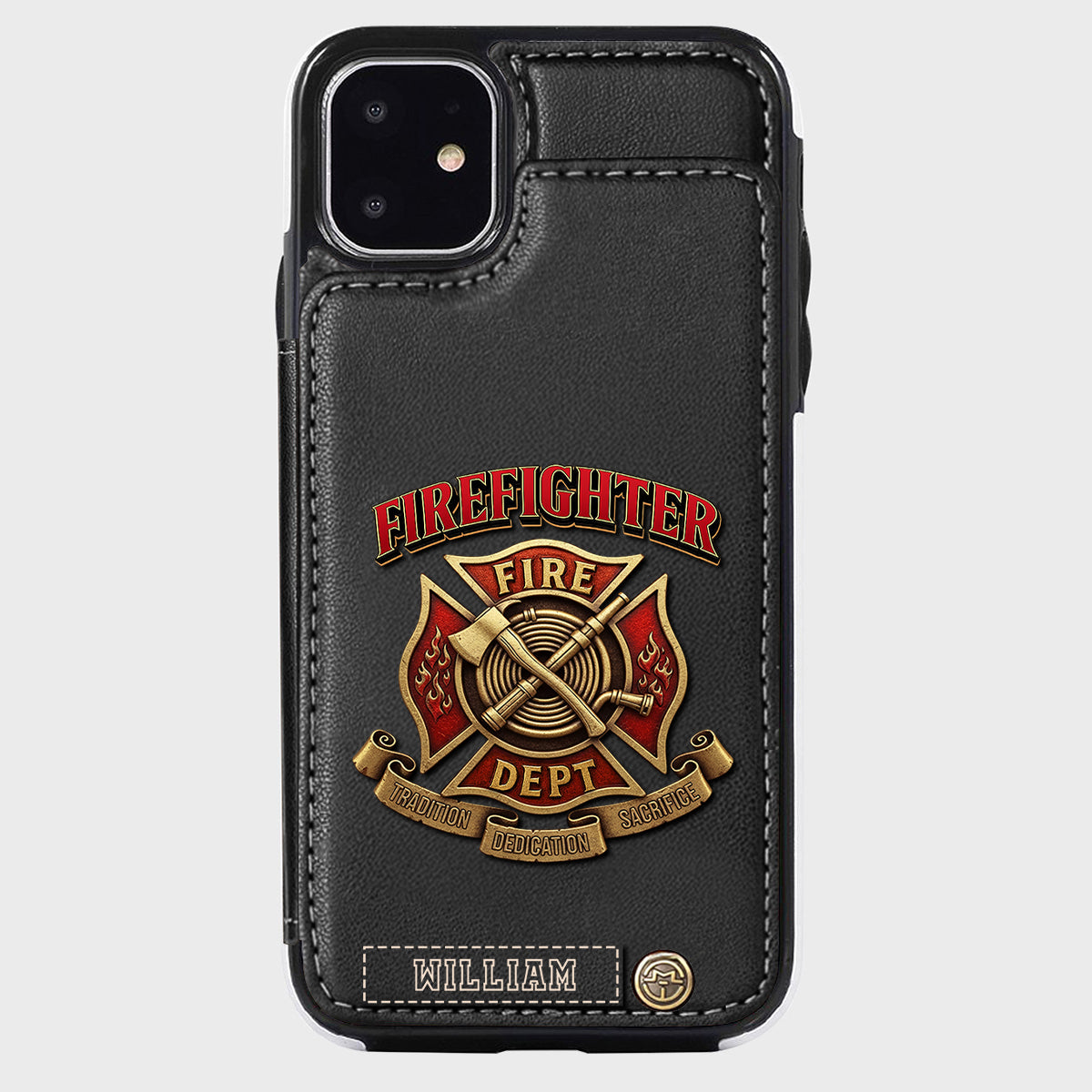 Proud Firefighter - Personalized Firefighter Wallet Phone Case