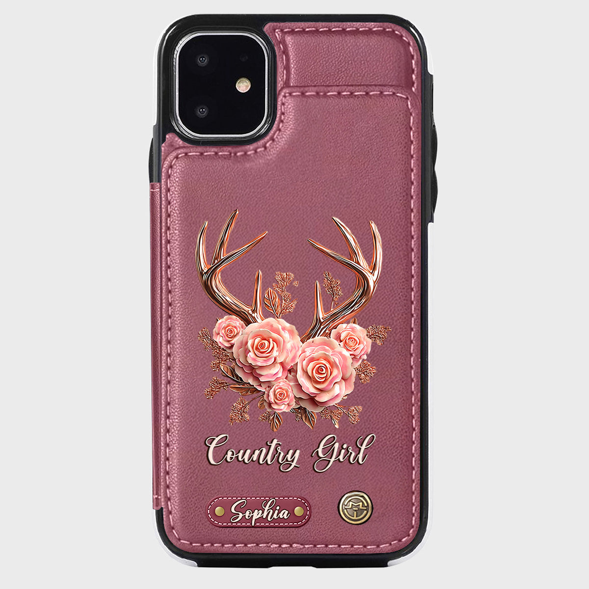 Country Girl - Personalized Hunting Wallet Phone Case