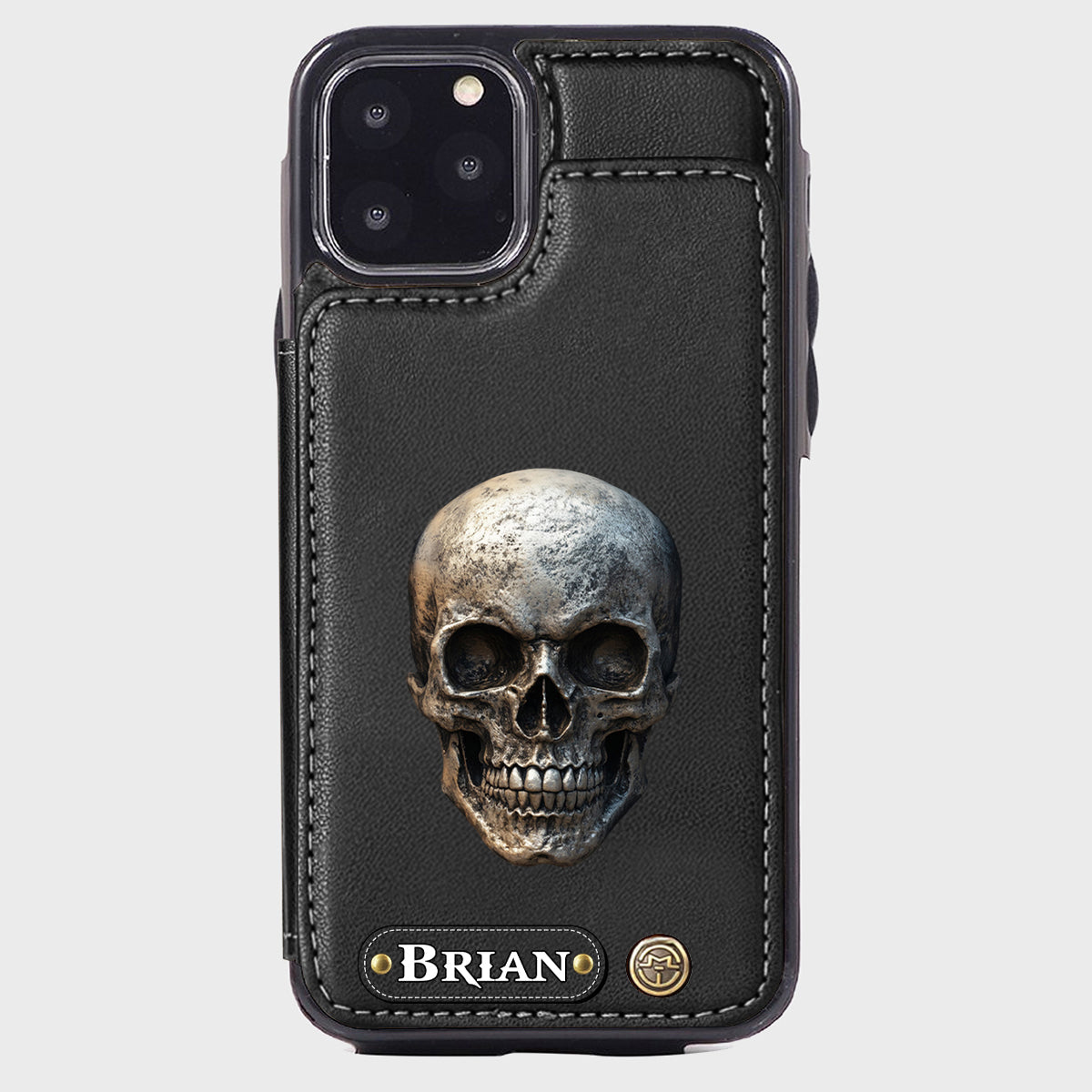 You & Me We Got This - Personalized Skull Wallet Phone Case