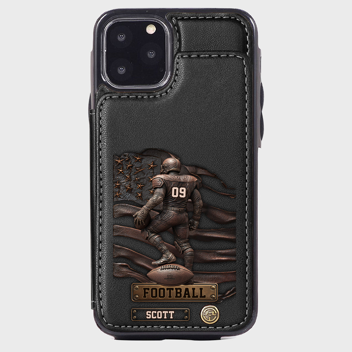 Game Day - Personalized Football Wallet Phone Case