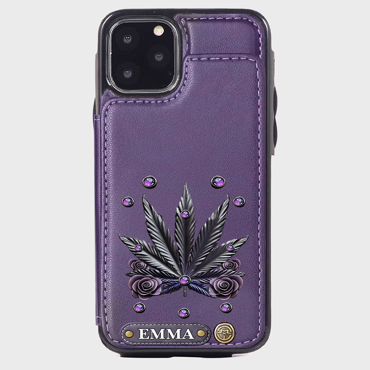 Beautiful Marijuanas - Personalized Weed Wallet Phone Case