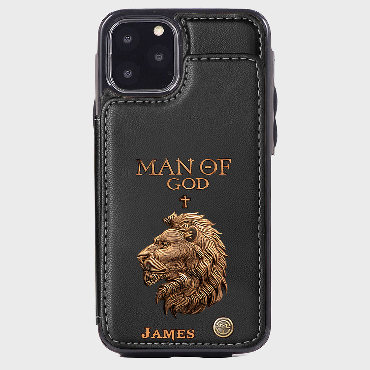 Man Of God - Personalized Christian Wallet Phone Case