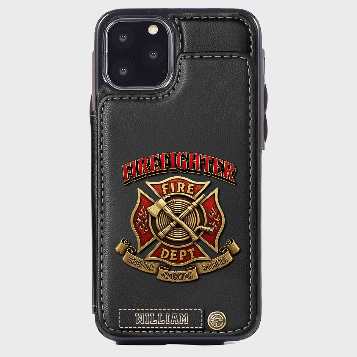 Proud Firefighter - Personalized Firefighter Wallet Phone Case