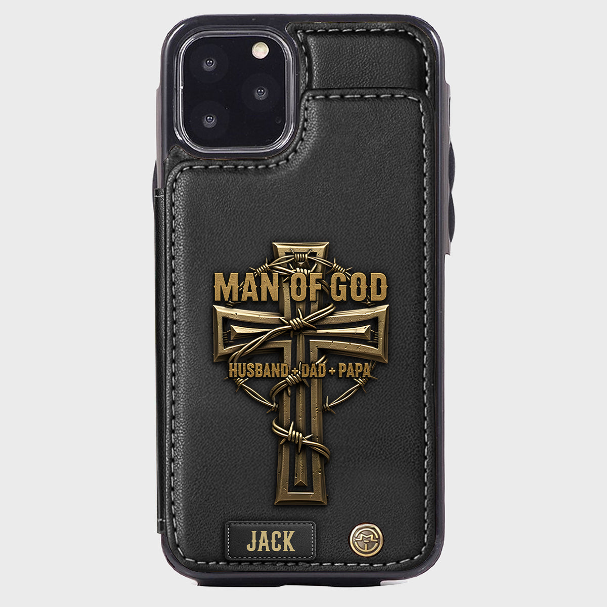 Man Of God - Personalized Christian Wallet Phone Case
