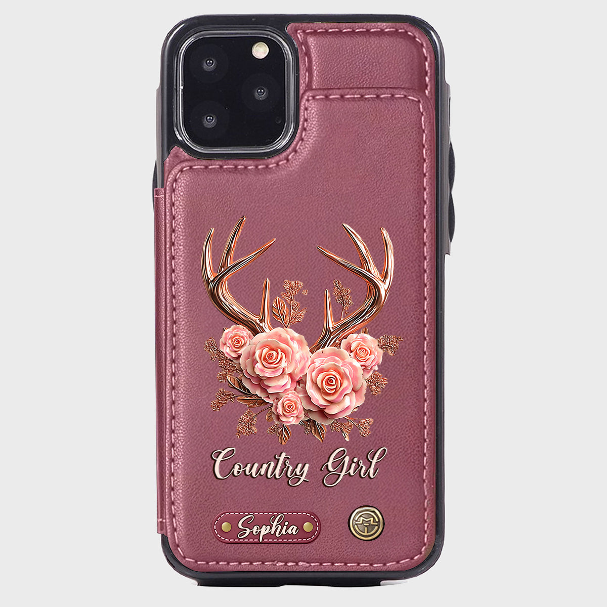 Country Girl - Personalized Hunting Wallet Phone Case