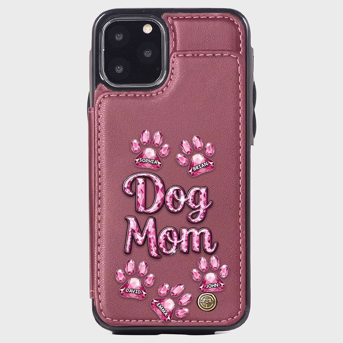 Dog Mom - Personalized Dog Wallet Phone Case