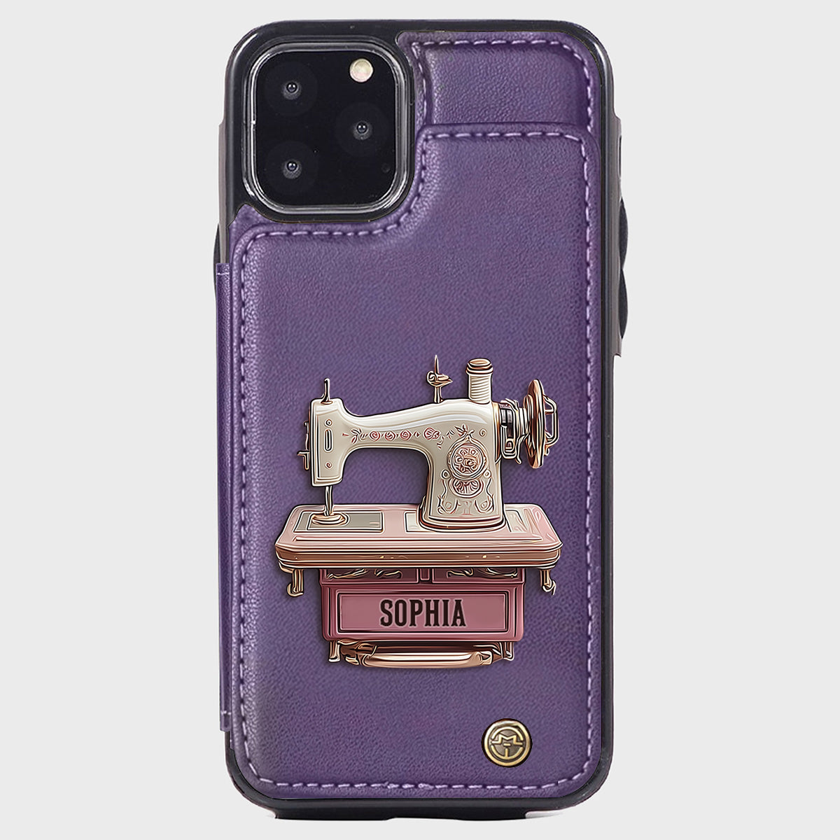 Sewing Machine - Personalized Sewing Wallet Phone Case