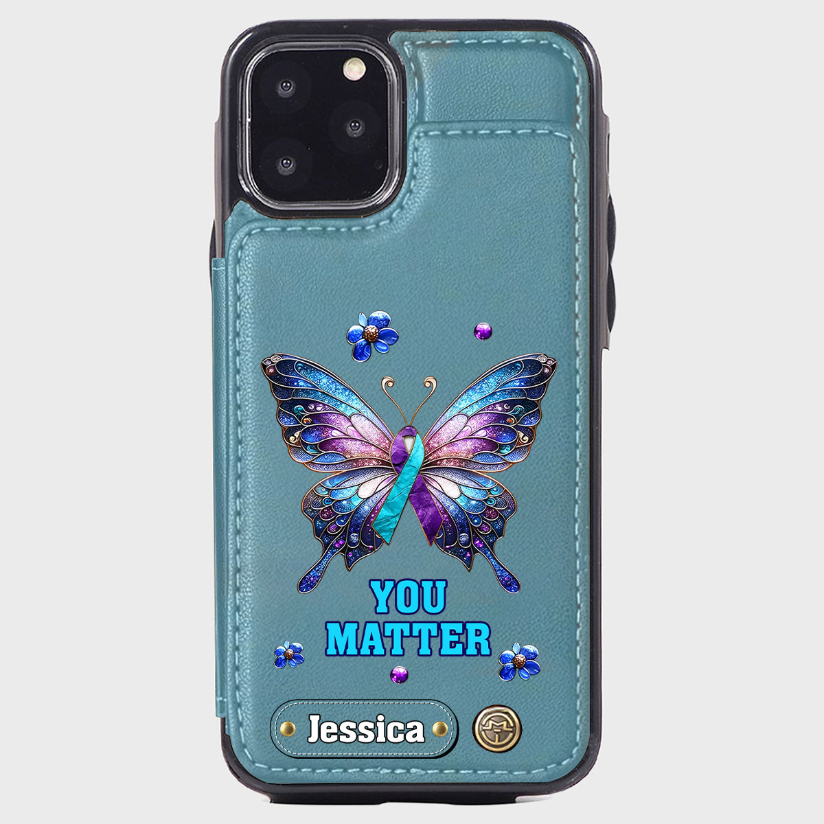 You Matter - Personalized Suicide Prevention Wallet Phone Case