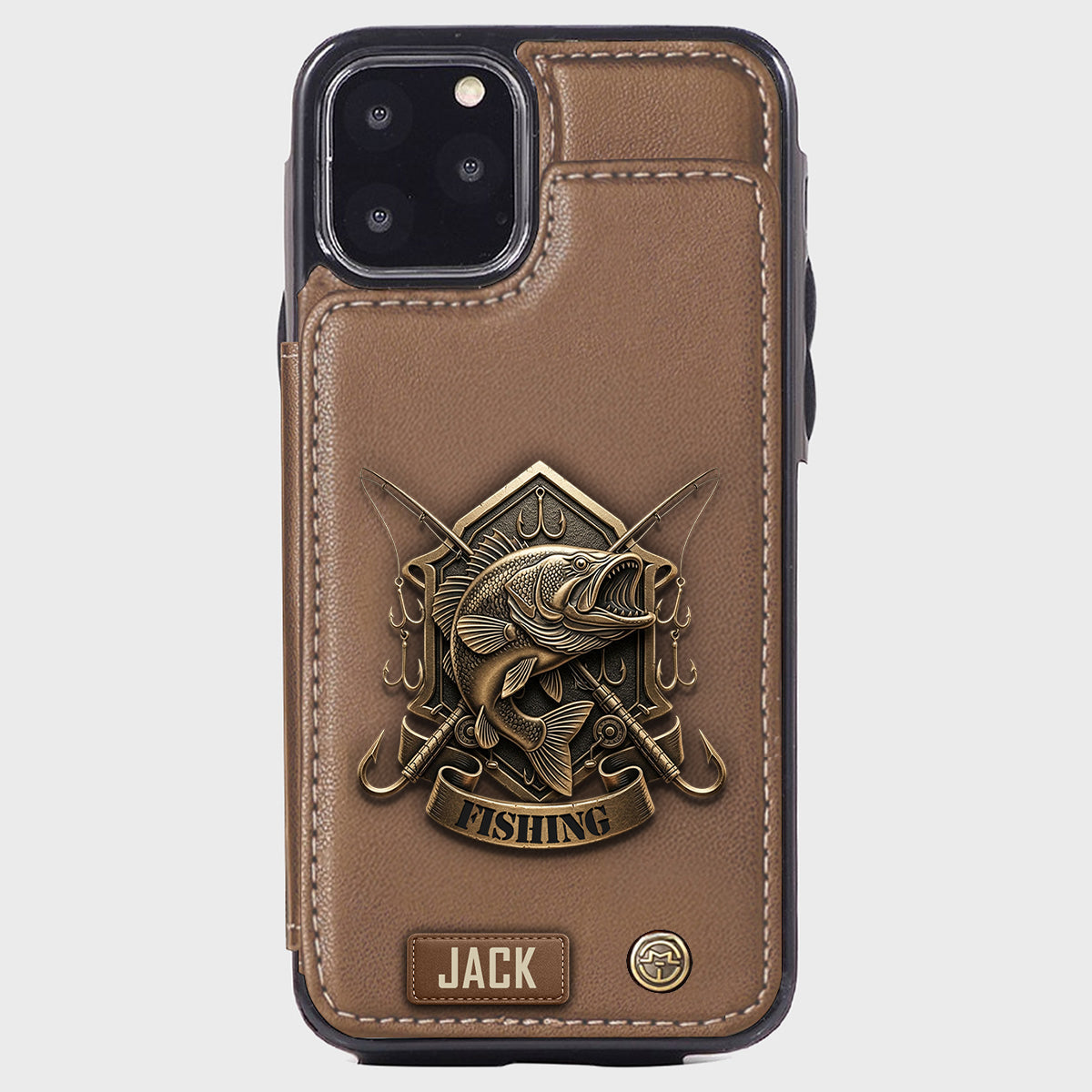 Fishing For Life - Personalized Fishing Wallet Phone Case