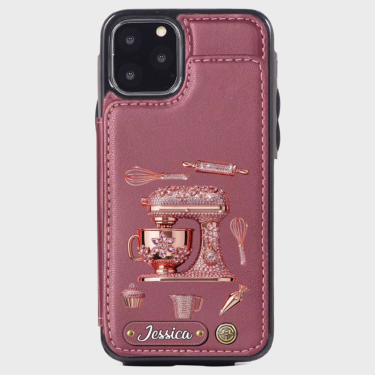 Love Baking - Personalized Baking Wallet Phone Case