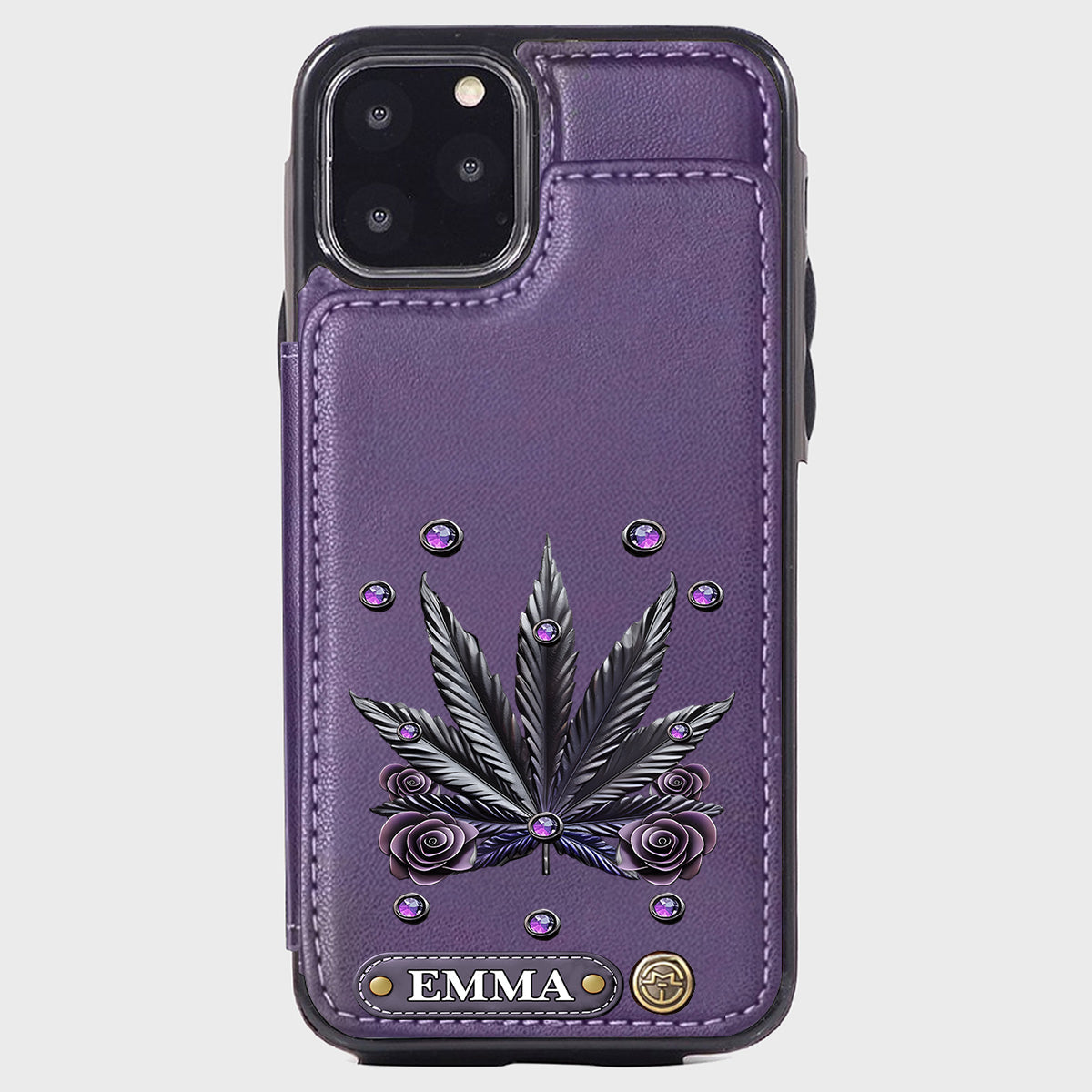 Beautiful Marijuanas - Personalized Weed Wallet Phone Case