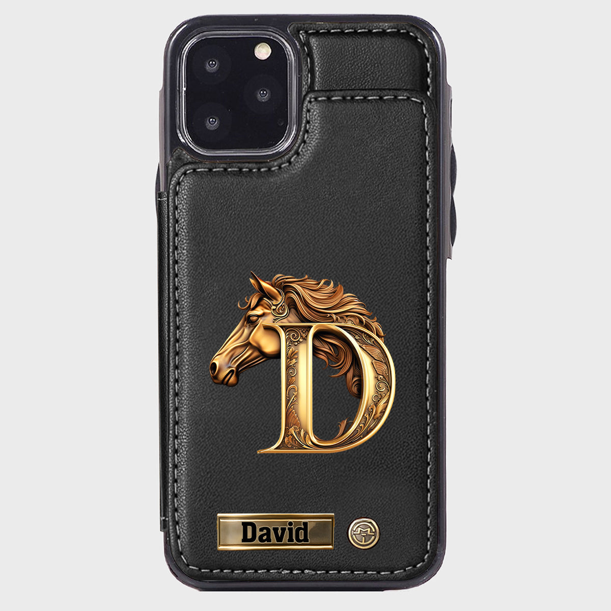 Love Horse - Personalized Horse Wallet Phone Case