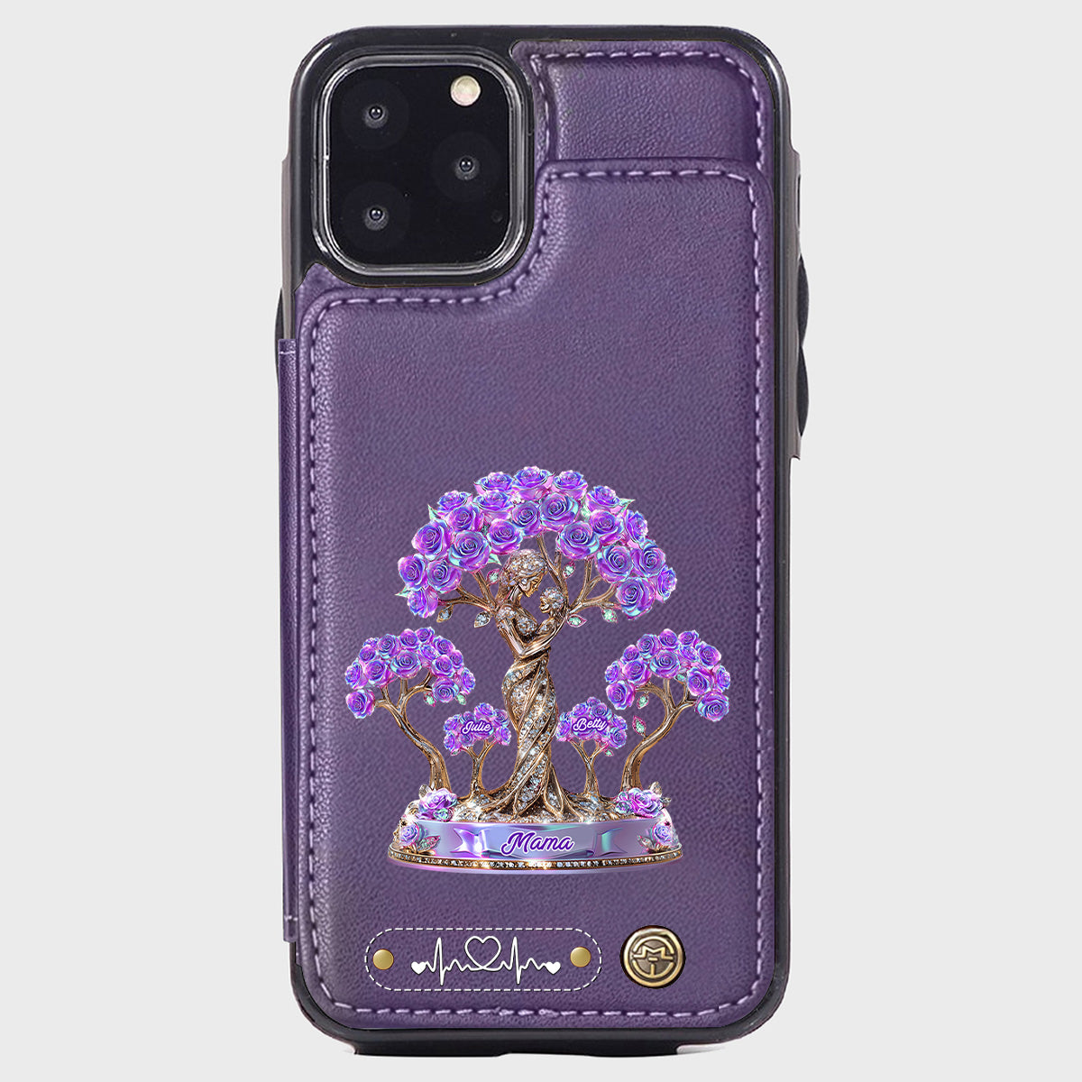 Best Mom Ever - Personalized Mother Wallet Phone Case