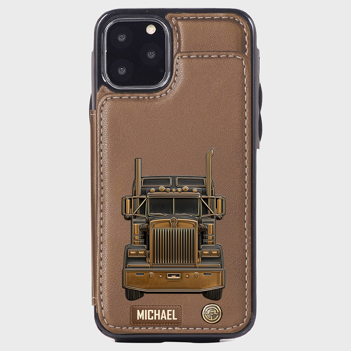 Truck Driver - Personalized Trucker Wallet Phone Case
