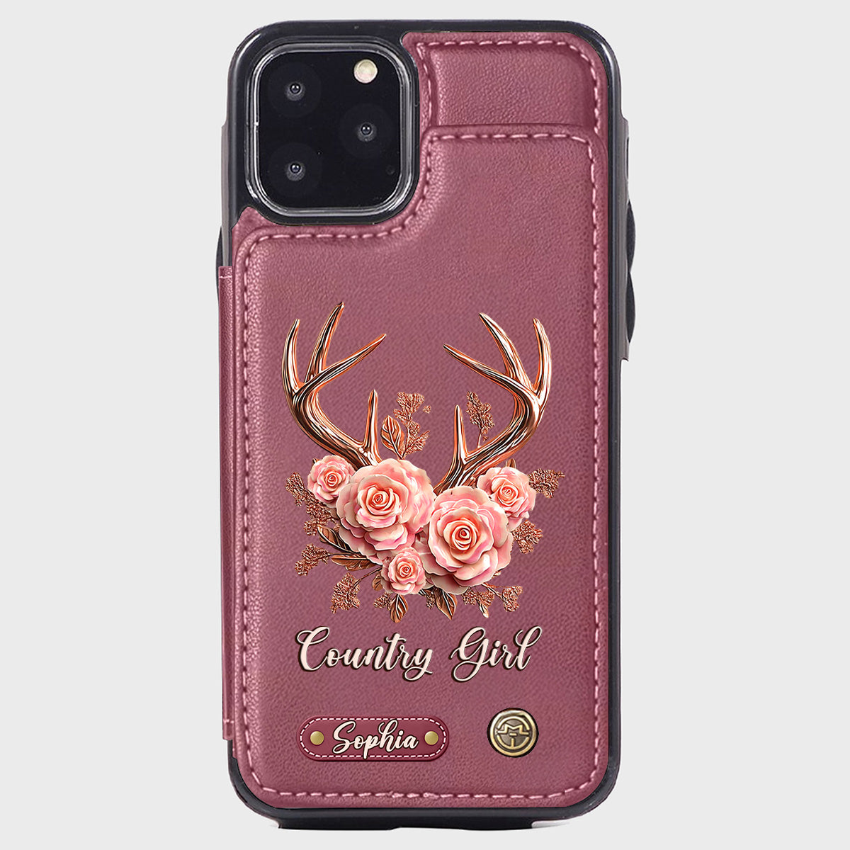 Country Girl - Personalized Hunting Wallet Phone Case