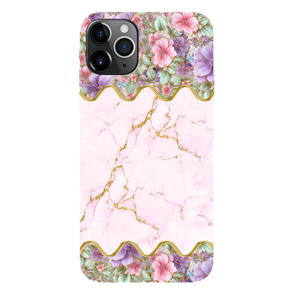Love Butterfly - Personalized Butterfly Full Print Phone Case & Phone Grip