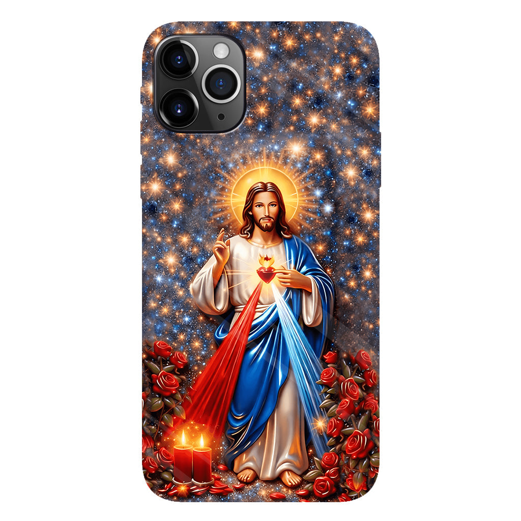 Sacred Heart of Jesus - Personalized Christian Full Print Phone Case