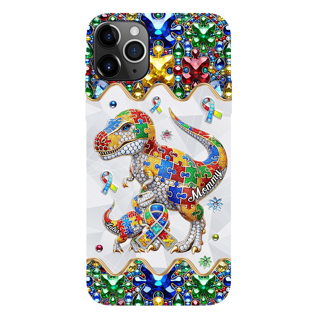 Strong Mama - Personalized Autism Awareness Full Print Phone Case