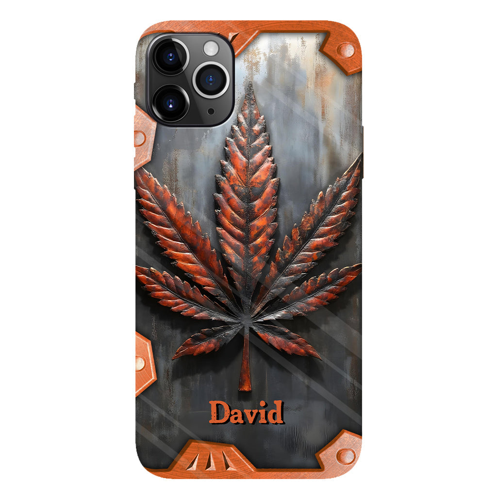 Stunning Leaf - Personalized Weed Full Print Phone Case