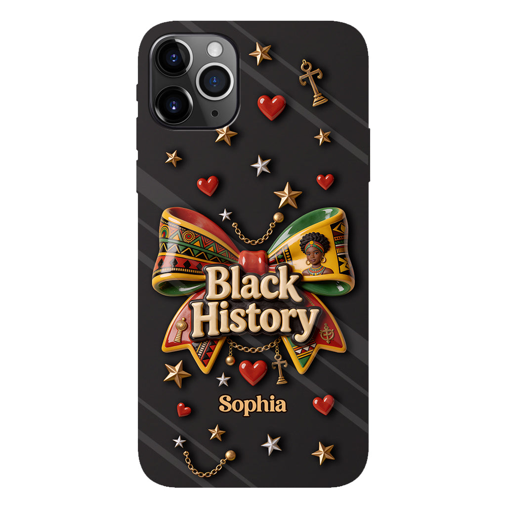 Black History Month - Personalized African American Full Print Phone Case