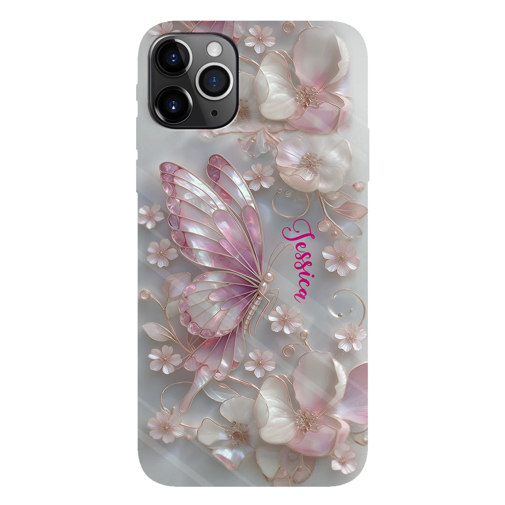 Love Butterflies - Personalized Butterfly Full Print Phone Case
