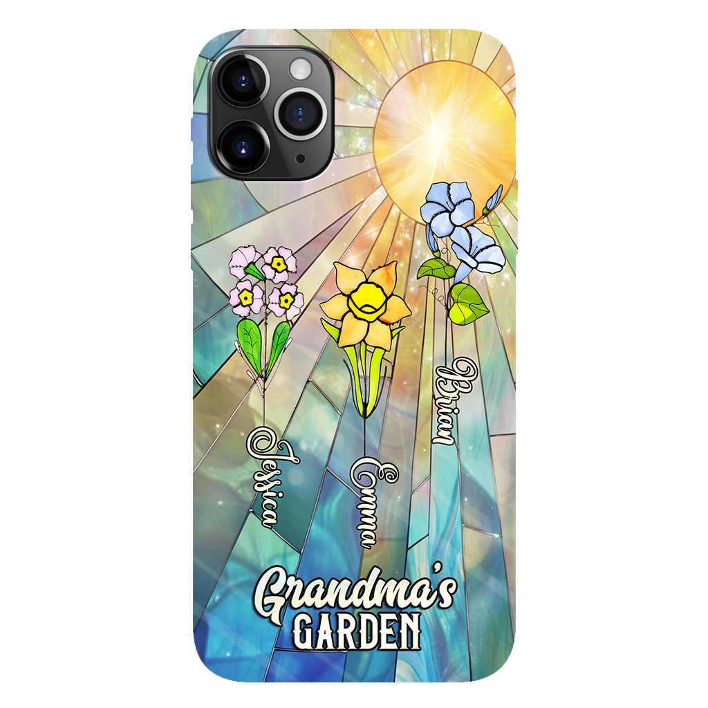 Grandma's Garden - Personalized Grandma Full Print Phone Case