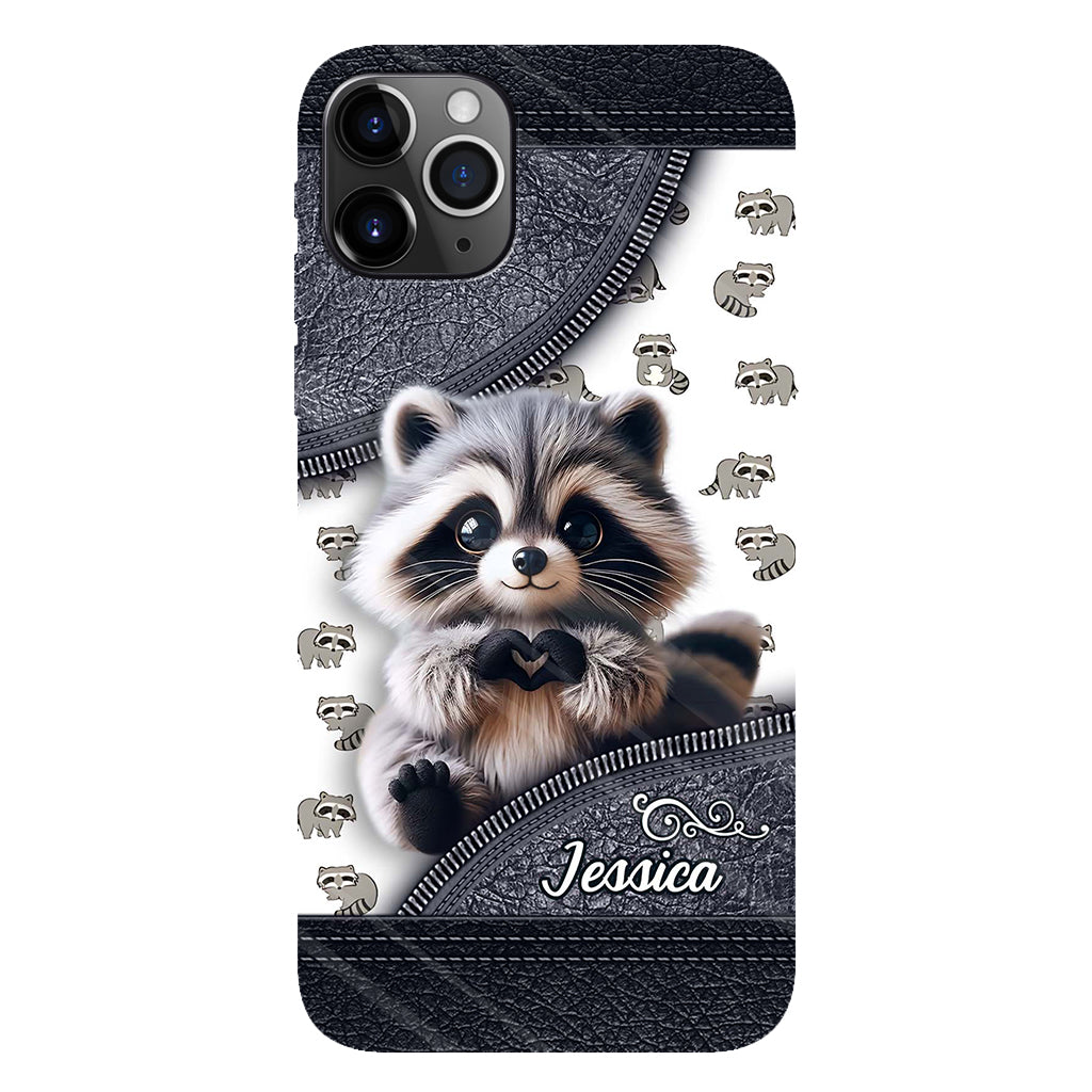 Adorable Raccoon - Personalized Raccoon Full Print Phone Case