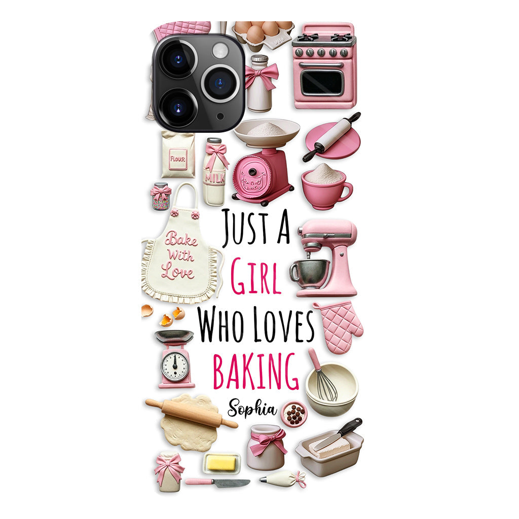 Just A Girl Who Loves Baking - Personalized Baking Full Print Phone Case