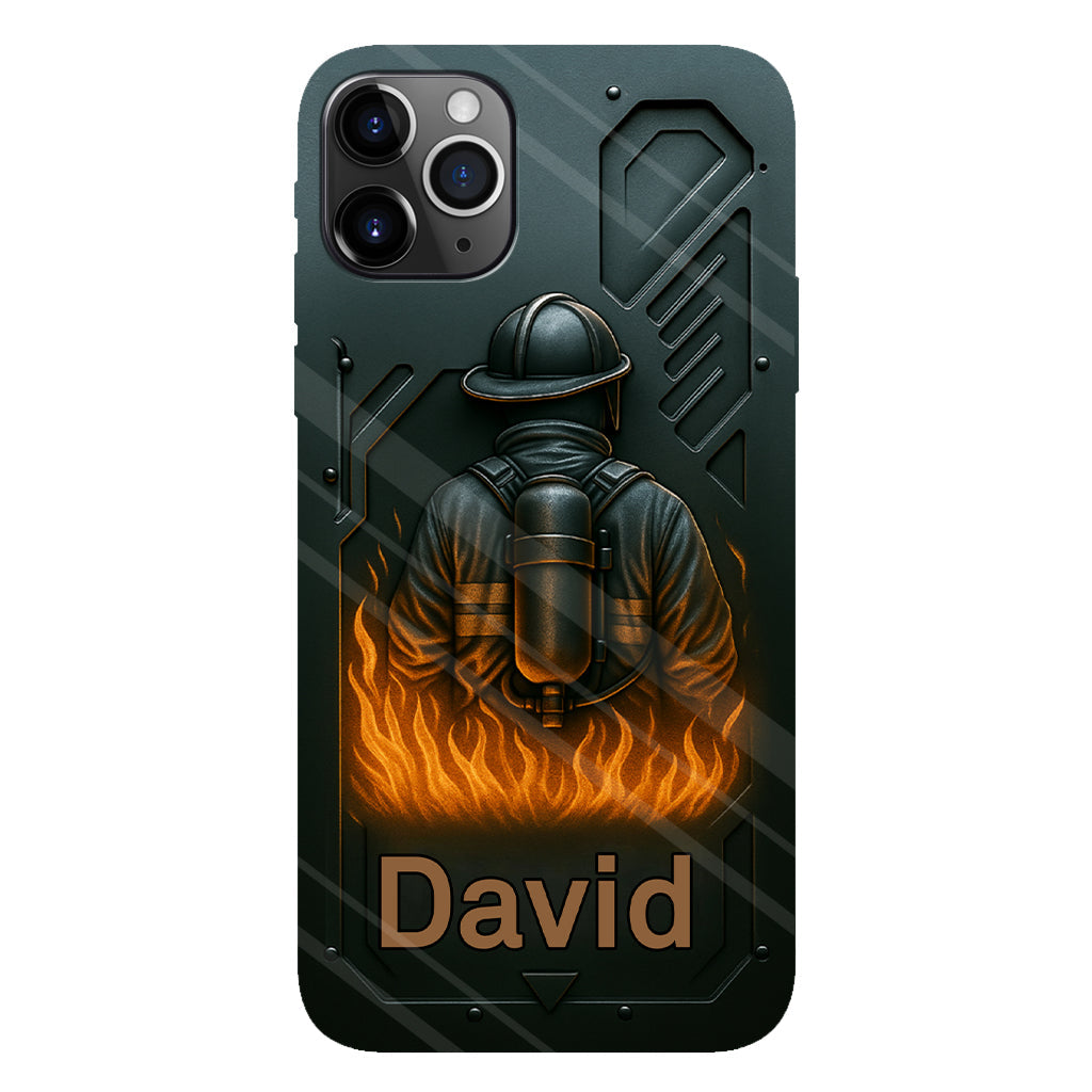 The Strone One - Personalized Firefighter Full Print Phone Case