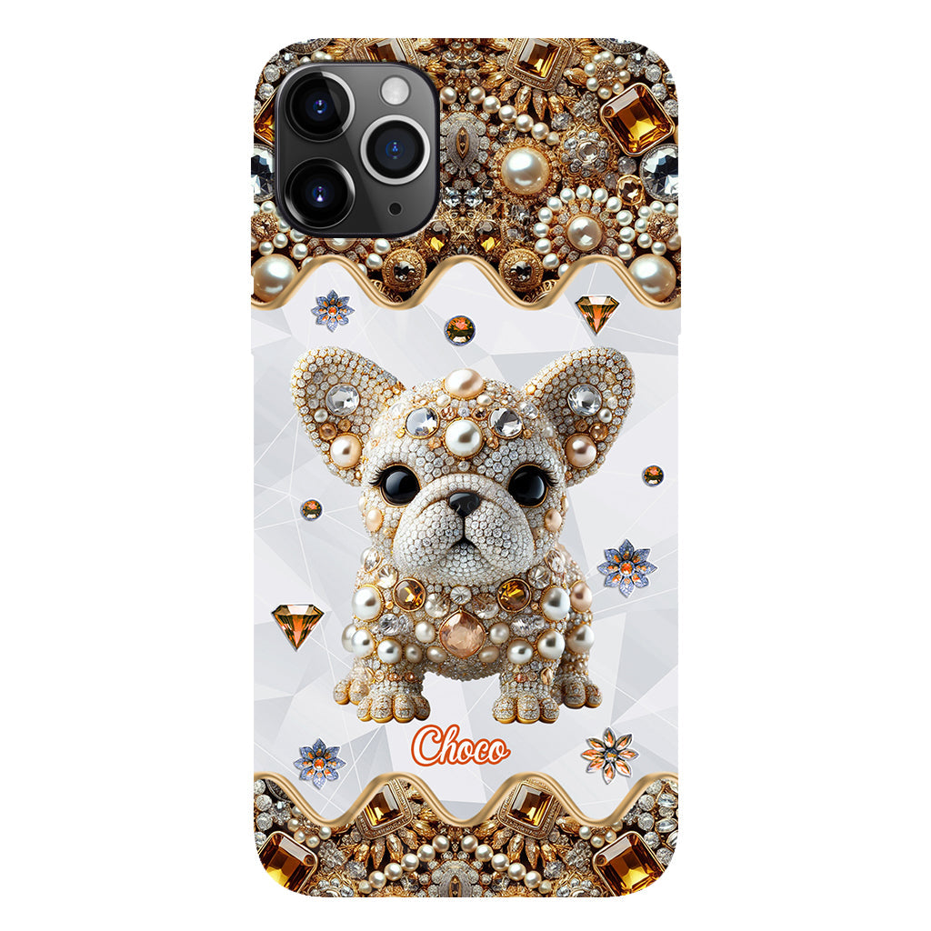 Love French Bulldog - Personalized Dog Full Print Phone Case