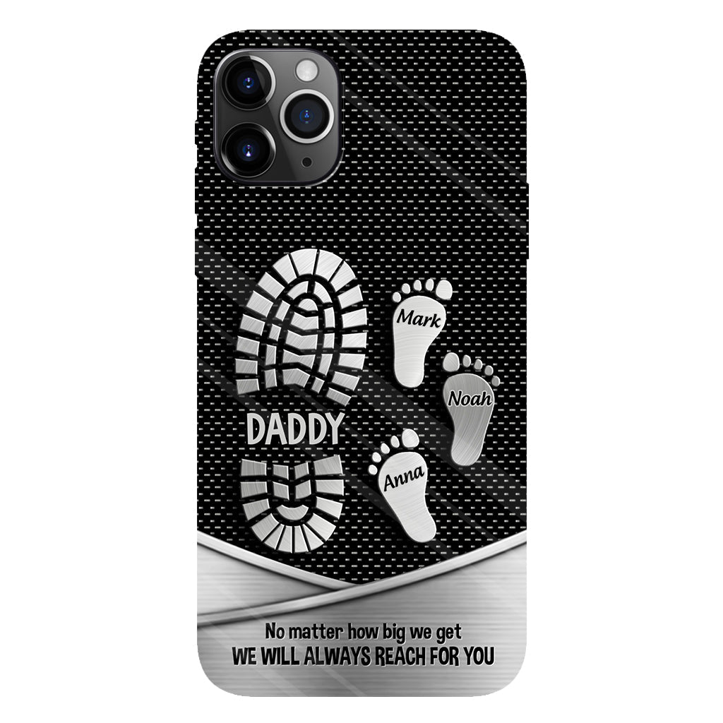 Your Footsteps Led Our Way - Personalized Father Full Print Phone Case