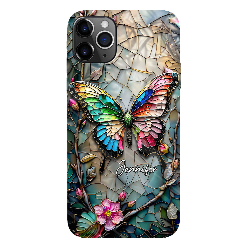 Love Butterflies - Personalized Butterfly Full Print Phone Case