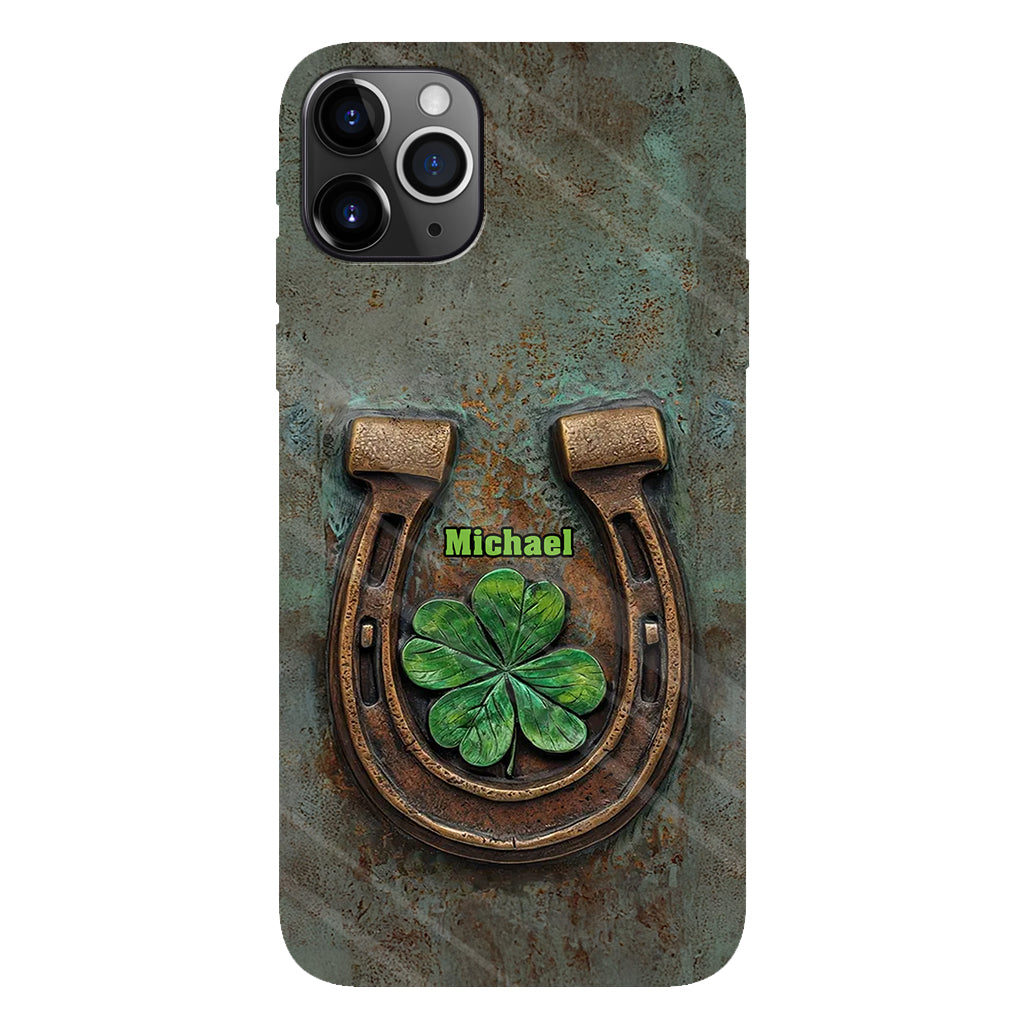 Vintage Irish Harp - Personalized Horse Full Print Phone Case