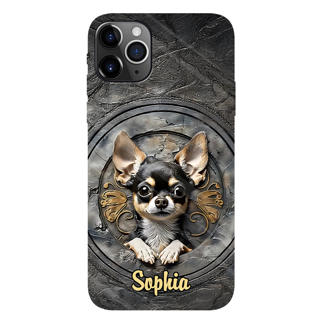 Adorable Chihuahua - Personalized Dog Full Print Phone Case