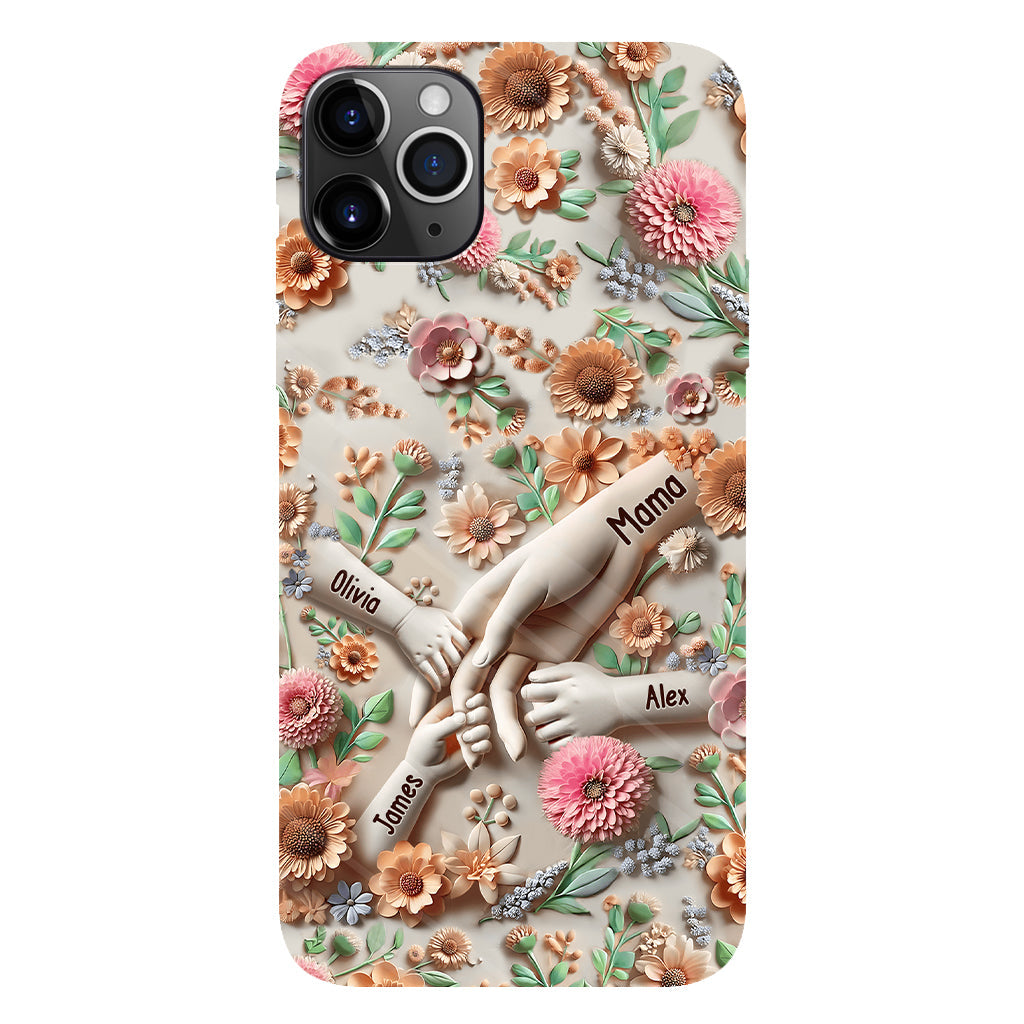 Hold Our Hands - Personalized Mother Full Print Phone Case