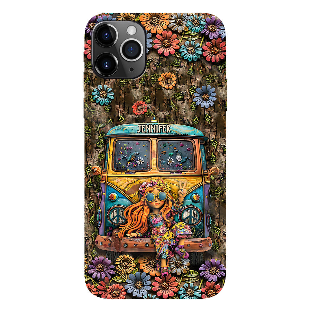 Cute Caravan - Personalized Hippie Full Print Phone Case