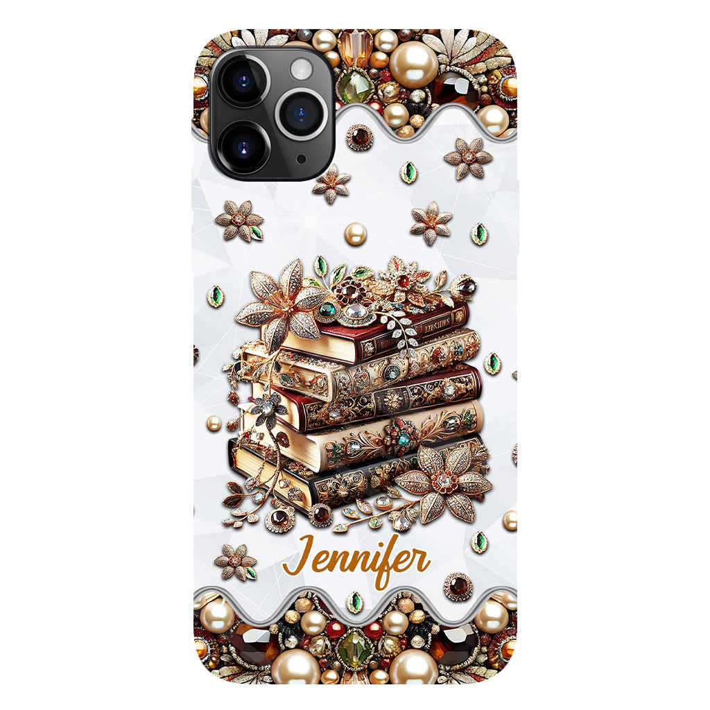 Just A Girl Who Loves Books - Personalized Book Full Print Phone Case