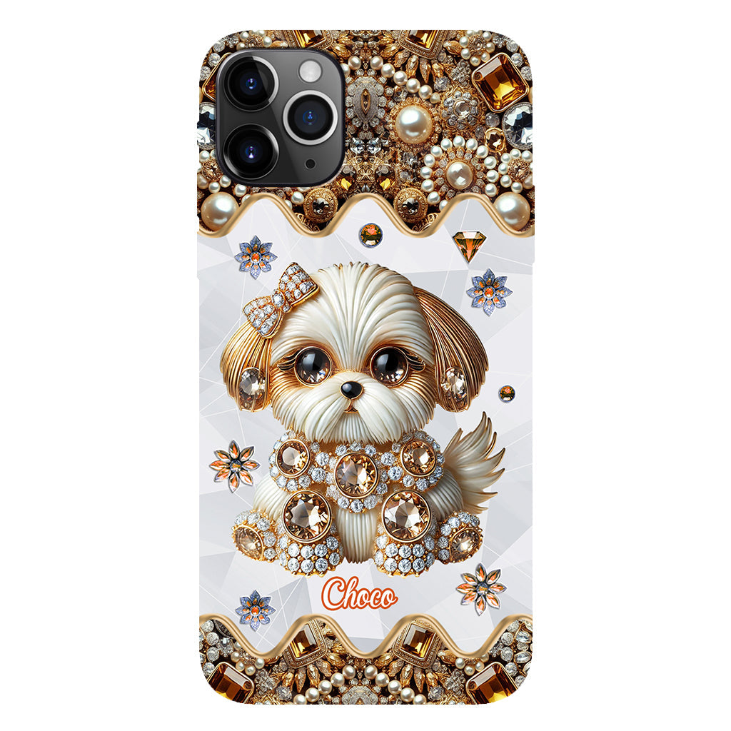Love Shih Tzu - Personalized Dog Full Print Phone Case