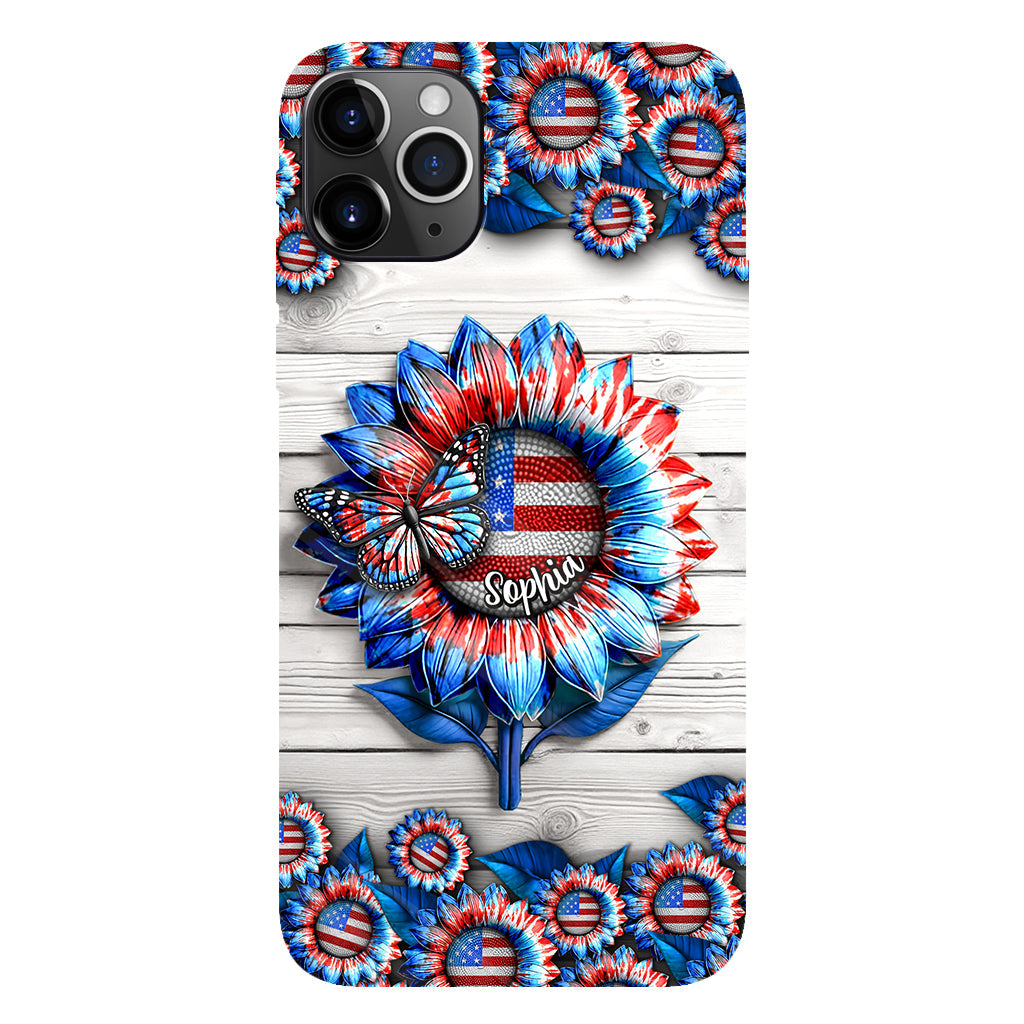 Love America - Personalized Independence Day/ 4th of July Full Print Phone Case