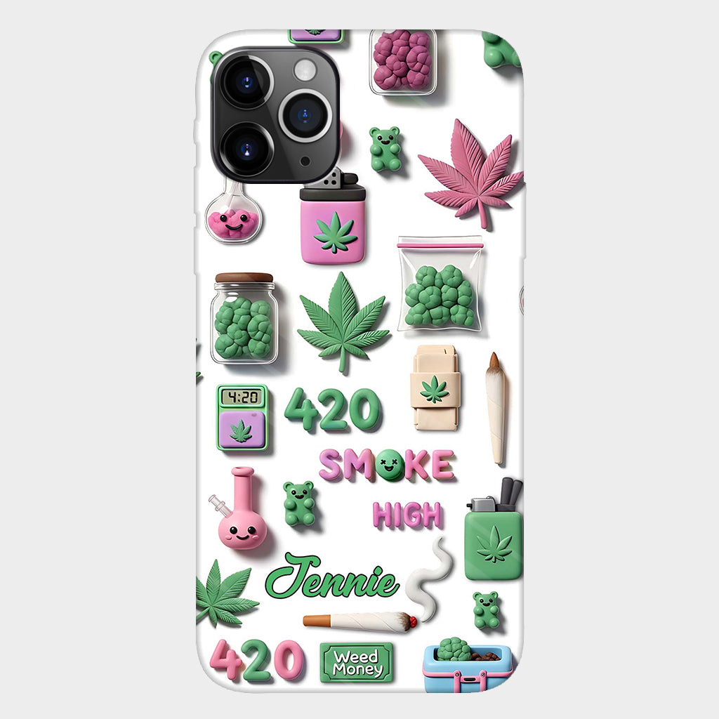 Stoner Chic - Personalized Weed Full Print Phone Case