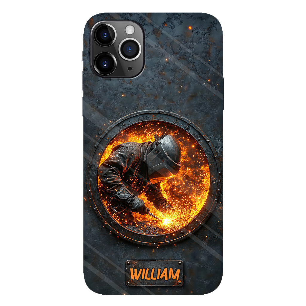 Gift For Welder Man - Personalized Welder Full Print Phone Case
