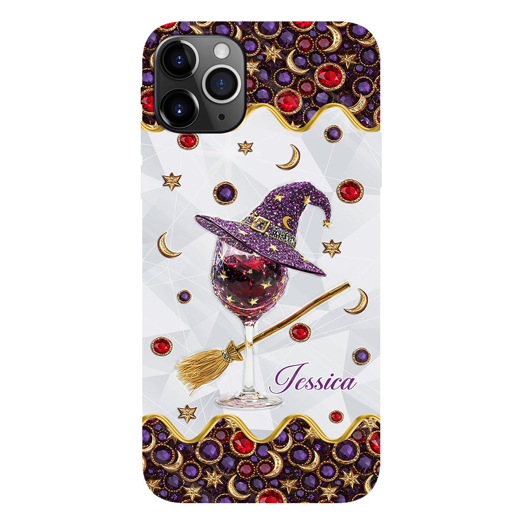 Wine Witch - Personalized Witch Full Print Phone Case
